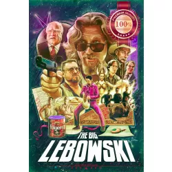 THE BIG LEBOWSKI 1998 ORIGINAL PAINTING MOVIE FILM WALL ART PRINT PREMIUM POSTER