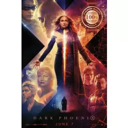 DARK PHOENIX XMEN X-MEN 2019 OFFICIAL CINEMA MOVIE FILM PRINT PREMIUM POSTER