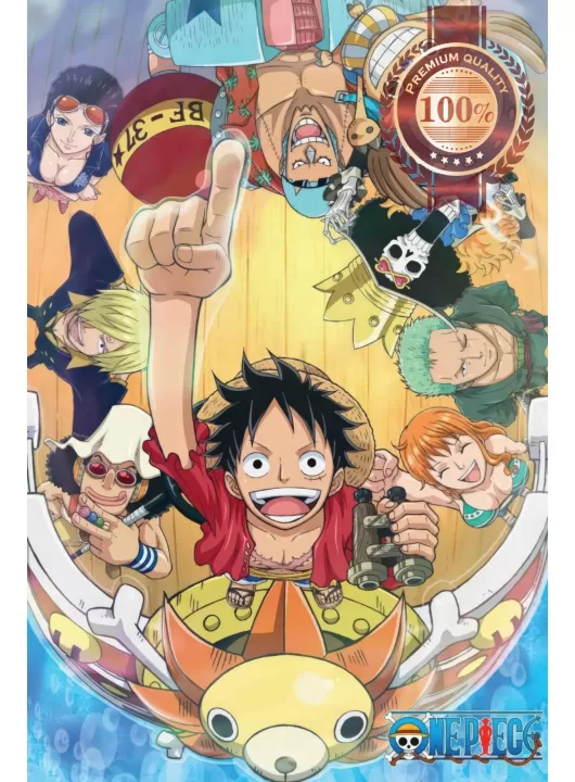 ANIME ONE PIECE CHARACTERS SHIP MANGA CARTOON SERIES SHOW PRINT PREMIUM POSTER ANIME ONE PIECE CHARACTERS SHIP MANGA CARTOON SERIES SHOW PRINT PREMIUM POSTER