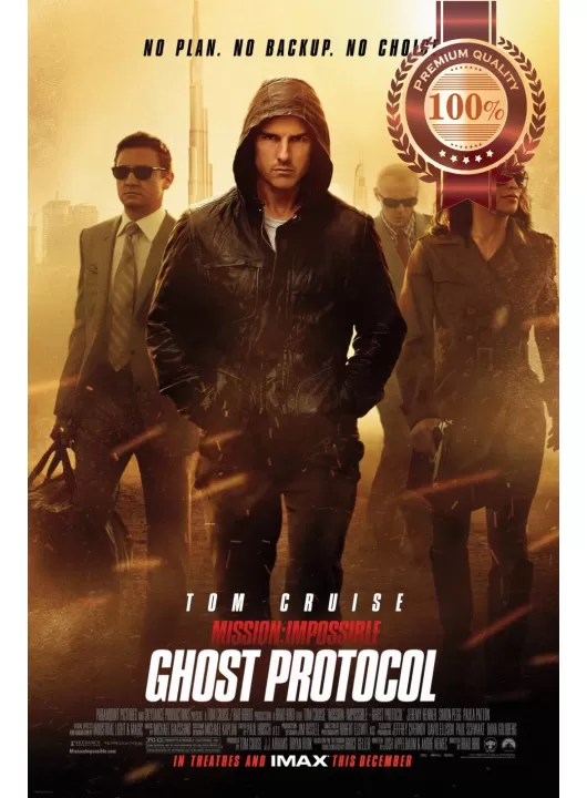 MISSION IMPOSSIBLE GHOST PROTOCOL CINEMA FILM MOVIE PRINT PREMIUM POSTER