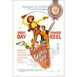 CALAMITY JANE 1953 50s  ORIGINAL OFFICIAL CINEMA MOVIE PRINT PREMIUM POSTER