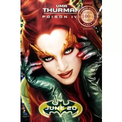 BATMAN &amp; ROBIN POISON IVY OFFICIAL ORIGINAL CINEMA MOVIE PRINT PREMIUM POSTER
