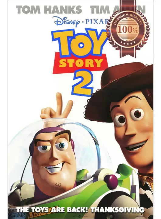 TOY STORY 2 1999 90s TWO OFFICIAL ORIGINAL CINEMA FILM MOVIE PRINT PREMIUM POSTER TOY STORY 2 1999 90s TWO OFFICIAL ORIGINAL CINEMA FILM MOVIE PRINT PREMIUM POSTER