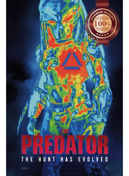 THE PREDATOR THE HUNT HAS EVOLVED 2018 OFFICIAL MOVIE FILM PRINT PREMIUM POSTER