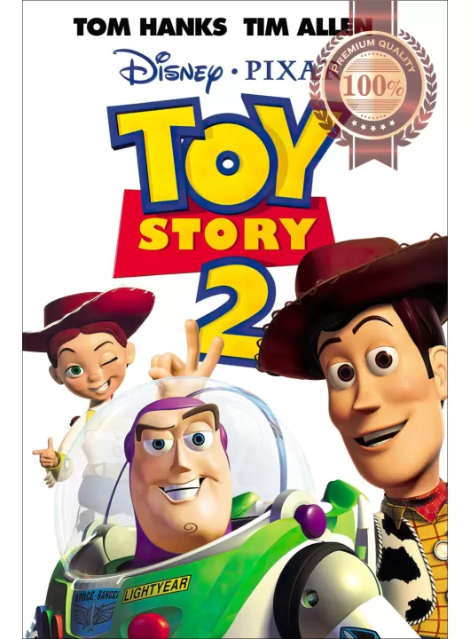 TOY STORY 2 V2 1999 90s ORIGINAL MOVIE CINEMA PRINT PREMIUM POSTER
