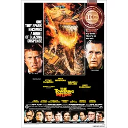 THE TOWERING INFERNO 1974 ORIGINAL OFFICIAL CINEMA MOVIE PRINT PREMIUM POSTER