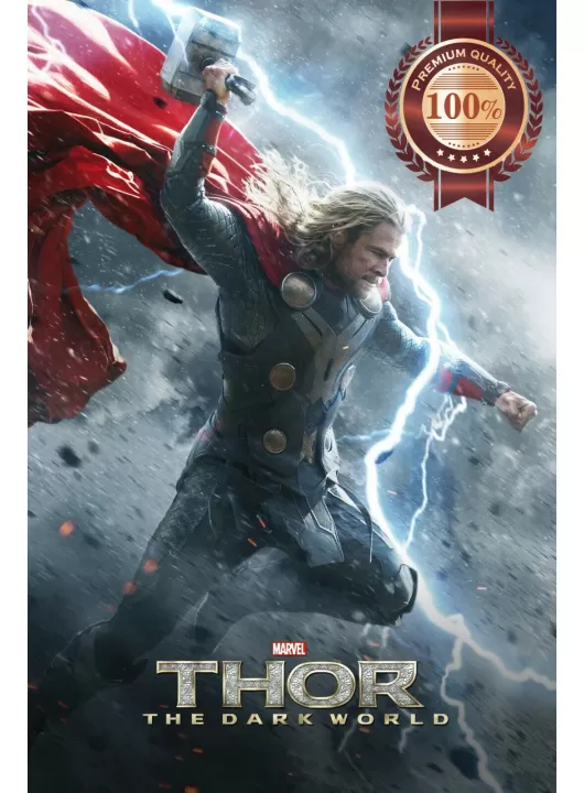 THOR THE DARK WORLD TEASER OFFICIAL ORIGINAL CINEMA MOVIE PRINT PREMIUM POSTER THOR THE DARK WORLD TEASER OFFICIAL ORIGINAL CINEMA MOVIE PRINT PREMIUM POSTER