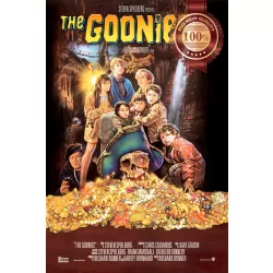 THE GOONIES V2 1985 80s KIDS IN CAVE CINEMA ORIGINAL MOVIE PRINT PREMIUM POSTER