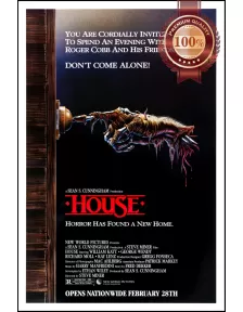 HOUSE 1985 80s HORROR ORIGINAL CINEMA OFFICIAL MOVIE ART PRINT PREMIUM POSTER