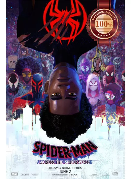 SPIDER-MAN ACROSS THE SPIDER-VERSE 2023 ORIGINAL CINEMA MOVIE PREMIUM POSTER