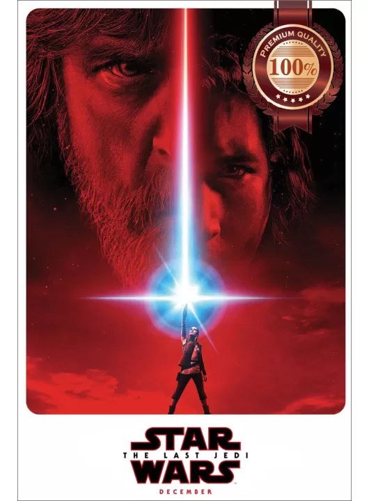 THE LAST JEDI STAR WARS V2 MOVIE ORIGINAL CINEMA ART PRINT PREMIUM POSTER