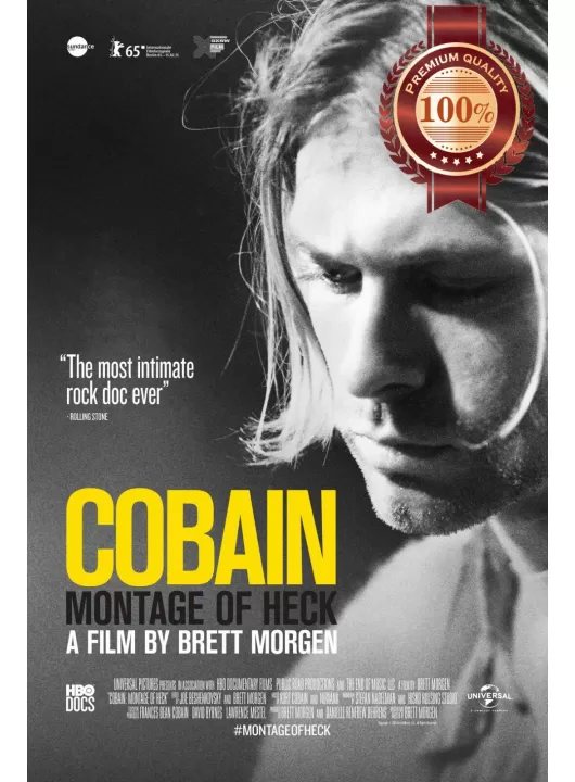 COBAIN MONTAGE OF HECK DOCUMENTARY MOVIE FILM ORIGINAL PRINT PREMIUM POSTER