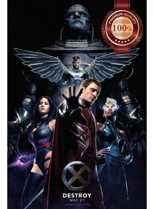X-MEN APOCALYPSE 2016 DESTROY XMEN OFFICIAL MOVIE FILM PRINT PREMIUM POSTER X-MEN APOCALYPSE 2016 DESTROY XMEN OFFICIAL MOVIE FILM PRINT PREMIUM POSTER
