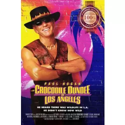 CROCODILE DUNDEE IN LOS ANGELES 3 2001 ORIGINAL MOVIE FILM PRINT PREMIUM POSTER