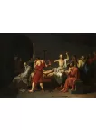 THE DEATH OF SOCRATES 1787 ORIGINAL PAINTING ART PRINT PREMIUM POSTER