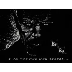 LARGE BREAKING BAD - I AM THE ONE WHO KNOCKS AMC PICTURE ART PRINT POSTER