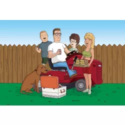 KING OF THE HILL TV SHOW CARTOON HANK FAMILY WALL ART PRINT PREMIUM POSTER