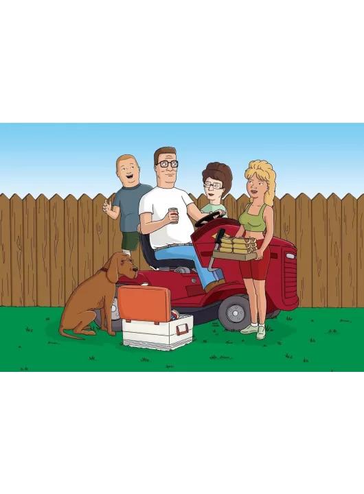 KING OF THE HILL TV SHOW CARTOON HANK FAMILY WALL ART PRINT PREMIUM POSTER KING OF THE HILL TV SHOW CARTOON HANK FAMILY WALL ART PRINT PREMIUM POSTER