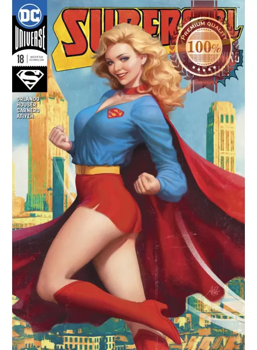 SUPERGIRL COMIC DC OFFICIAL ORIGINAL ART ARTWORK PRINT PREMIUM POSTER