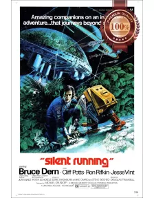 SILENT RUNNING 1972 70s OFFICIAL ORIGINAL CINEMA MOVIE PRINT PREMIUM POSTER