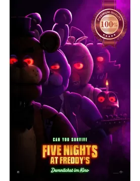 FIVE NIGHTS AT FREDDY'S 2023 ORIGINAL CINEMA MOVIE FILM PRINT PREMIUM POSTER