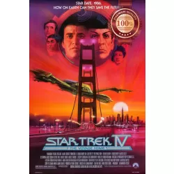 STAR TREK IV THE VOYAGE HOME 1986 80s ORIGINAL CINEMA MOVIE PRINT PREMIUM POSTER