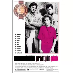 PRETTY IN PINK 1986 80s ORIGINAL MOVIE FILM CINEMA PRINT PREMIUM POSTER