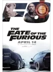 THE FATE OF THE FURIOUS ORIGINAL OFFICIAL CINEMA MOVIE PRINT PREMIUM POSTER