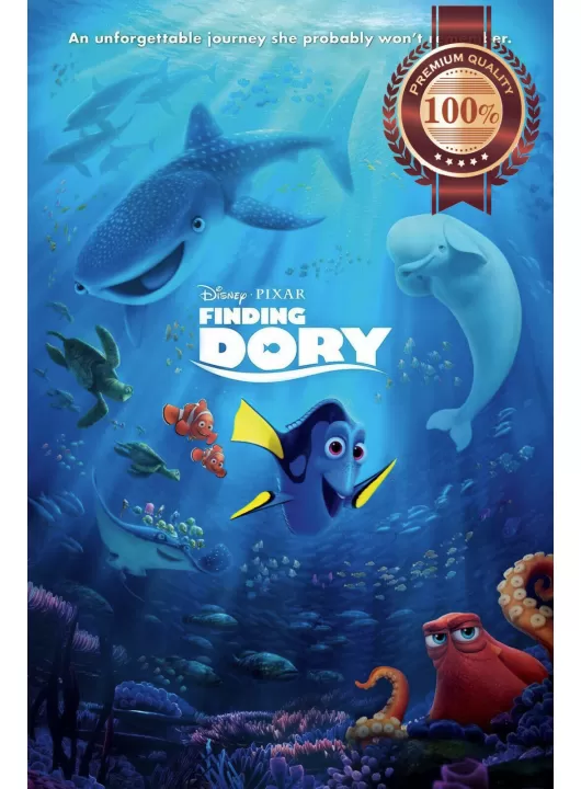 FINDING DORY DISNEY PIXAR 2016 ORIGINAL FILM MOVIE ART PRINT PREMIUM POSTER FINDING DORY DISNEY PIXAR 2016 ORIGINAL FILM MOVIE ART PRINT PREMIUM POSTER