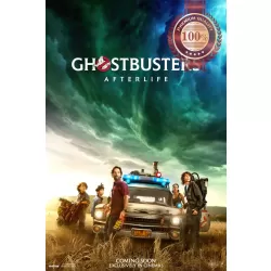 GHOSTBUSTERS AFTERLIFE V2 2021 CAST ORIGINAL MOVIE FILM PRINT PREMIUM POSTER