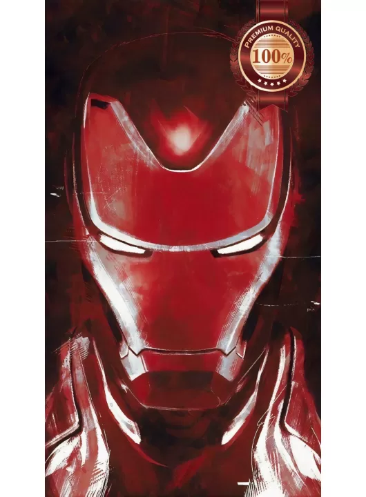 IRONMAN HELMET CLOSE UP IRON MAN PAINTING ARTWORK ART PRINT PREMIUM POSTER IRONMAN HELMET CLOSE UP IRON MAN PAINTING ARTWORK ART PRINT PREMIUM POSTER