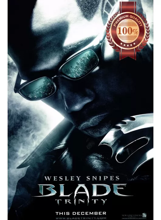 BLADE TRINITY 2004 WESLEY SNIPES CINEMA FILM MOVIE ORIGINAL PRINT PREMIUM POSTER