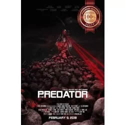 THE PREDATOR 2018 SKULLS OFFICIAL FILM MOVIE CINEMA PRINT ART PREMIUM POSTER