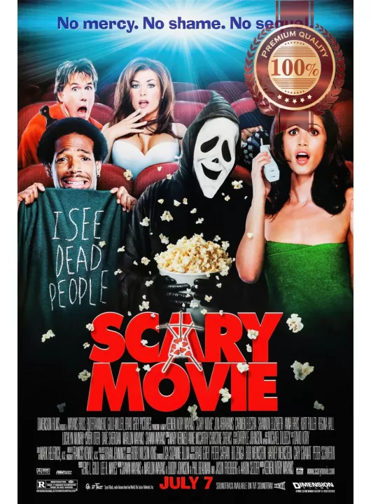 SCARY MOVIE 1 2000 ORIGINAL OFFICIAL CINEMA MOVIE FILLM PRINT PREMIUM POSTER