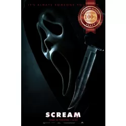 SCREAM MASK TEASER 2022 ORIGINAL OFFICIAL CINEMA MOVIE FILM PRINT PREMIUM POSTER