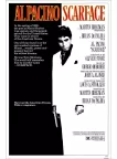 SCARFACE AL PACINO 1983 80s OFFICIAL ORIGINAL CINEMA MOVIE PRINT PREMIUM POSTER SCARFACE AL PACINO 1983 80s OFFICIAL ORIGINAL CINEMA MOVIE PRINT PREMIUM POSTER