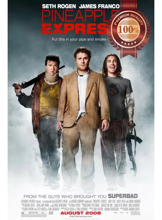 PINEAPPLE EXPRESS SETH ROGAN ORIGINAL FILM MOVIE CINEMA PRINT PREMIUM POSTER PINEAPPLE EXPRESS SETH ROGAN ORIGINAL FILM MOVIE CINEMA PRINT PREMIUM POSTER