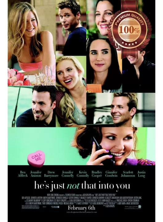 HES JUST NOT THAT INTO YOU OFFICIAL ORIGINAL MOVIE FILM PRINT PREMIUM POSTER