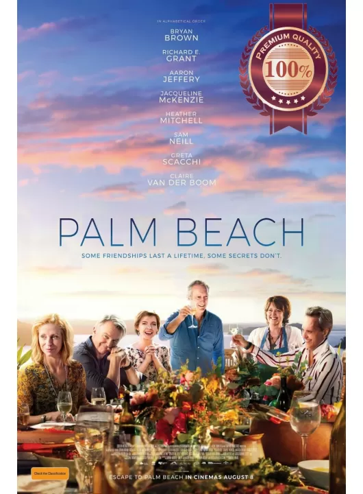 PALM BEACH 2019 ORIGINAL COMEDY DRAMA MOVIE FILM CINEMA PRINT PREMIUM POSTER PALM BEACH 2019 ORIGINAL COMEDY DRAMA MOVIE FILM CINEMA PRINT PREMIUM POSTER