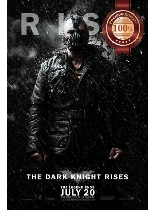BANE THE DARK KNIGHT RISES 2012 OFFICIAL ORIGINAL CINEMA MOVIE PRINT PREMIUM POSTER BANE THE DARK KNIGHT RISES 2012 OFFICIAL ORIGINAL CINEMA MOVIE PRINT PREMIUM POSTER