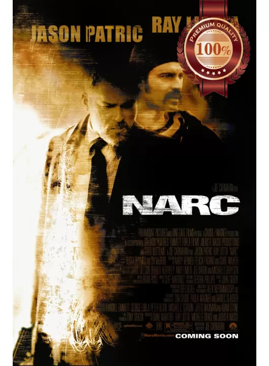 NARC 2002 RAY LIOTTA CINEMA ORIGINAL THEATRICAL MOVIE PRINT PREMIUM POSTER NARC 2002 RAY LIOTTA CINEMA ORIGINAL THEATRICAL MOVIE PRINT PREMIUM POSTER