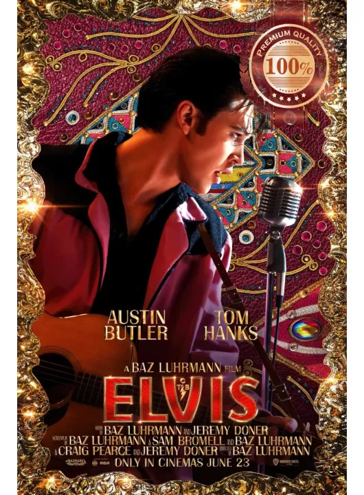 ELVIS 2022 BAZ LUHRMANN ORIGINAL OFFICIAL CINEMA MOVIE FILM PRINT PREMIUM POSTER