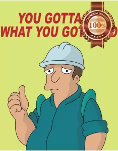 59CM x 72CM YOU GOTTA DO WHAT YOU GOTTA DO FUTURAMA DEMOTIVATIONAL PRINT POSTER