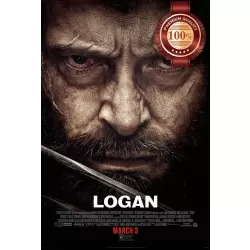 LOGAN 2017 MOVIE X-MEN HUGH JACKMAN CLOSE UP FACE ART PRINT - PREMIUM POSTER
