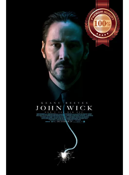 JOHN WICK 1 2014 I ONE WICK TIE THE ORIGINAL MOVIE CINEMA PRINT PREMIUM POSTER