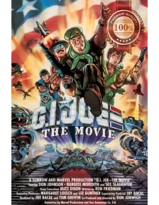 G.I. JOE THE MOVIE 1987 80s CARTOON ORIGINAL CINEMA PRINT PREMIUM POSTER
