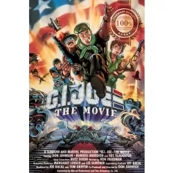G.I. JOE THE MOVIE 1987 80s CARTOON ORIGINAL CINEMA PRINT PREMIUM POSTER