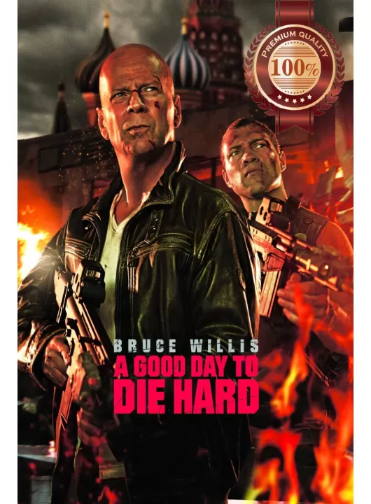A GOOD DAY TO DIE HARD 2013 ORIGINAL CINEMA MOVIE FILM PRINT PREMIUM POSTER