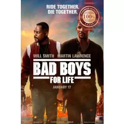 BAD BOYS FOR LIFE TEASER 2020 ORIGINAL MOVIE CINEMA PRINT PREMIUM POSTER