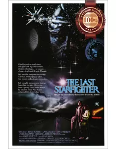 THE LAST STARFIGHTER 80s OFFICIAL ORIGINAL CINEMA MOVIE PRINT PREMIUM POSTER